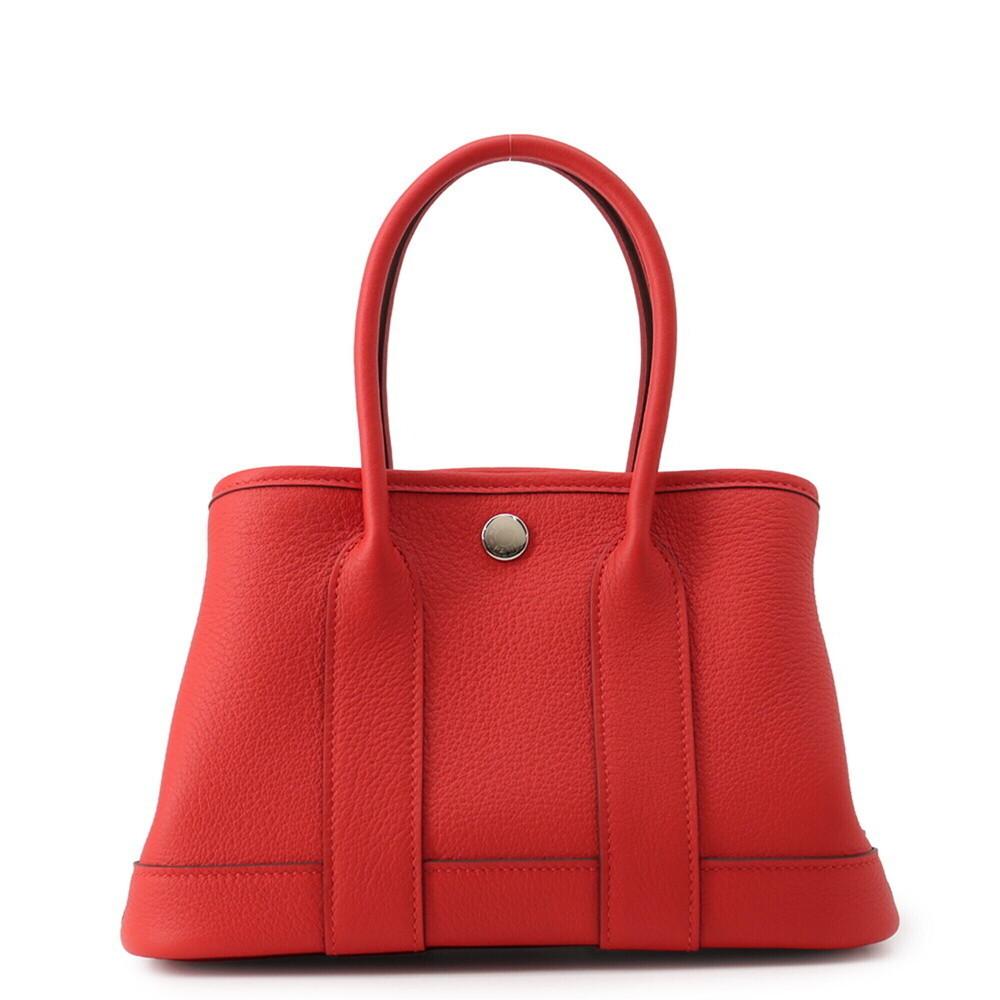 Hermes Tote Bag Neo Garden 23 Rouge Ladue Negonda G Stamp Handbag HERMES